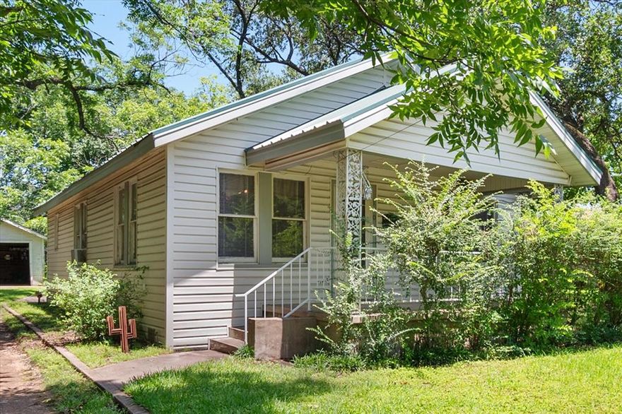 Charming 2-bedroom, 1-bath home in the heart of Corsicana ISD! Nestled on a spacious 0.344-acre lot, this home offers a partially fenced backyard, ideal for pets or outdoor enjoyment. The detached 2-car garage adds excellent storage or workspace potential. With plenty of character and room to grow, this home is a fantastic starter opportunity—just bring your vision and a little TLC to make it your own! Located just minutes from downtown, schools, churches, parks, shopping, and dining, you'll love the convenience and charm of this neighborhood.