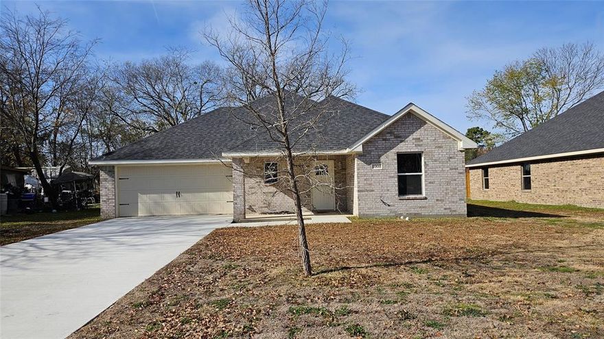 Owner is ready to move this property! Welcome to a taste of modern living with this stunning new construction home, nestled in a vibrant and growing neighborhood. This 3-bedroom, 2-bathroom beauty boasts a spacious and inviting layout, perfect for creating lasting memories with loved ones. Whip up culinary masterpieces in the sleek and modern kitchen, equipped with stainless steel appliances, including a microwave and refrigerator! Retreat to your private sanctuary in one of the three well-appointed bedrooms, each offering a peaceful haven for rest and rejuvenation. Step outside to your expansive backyard, a blank canvas for your outdoor dreams. Host summer barbecues, let the kids run wild, or simply bask in the tranquility of your own private oasis. Location, location, location! This home is ideally situated within easy reach of everything you need: schools, diverse shopping options, and a plethora of restaurants are all just a stone's throw away.