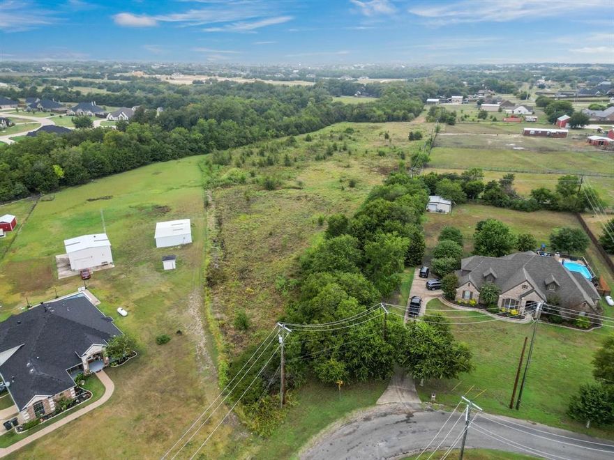 SECLUDED & prime 5.318 Acres in Waxahachie, TX - Exceptional Location in Highly-Desired Midlothian School District. 
This property is conveniently located close enough to Waxahachie or Midlothian for easy access to amenities and services. 30 to 40 minute drive to Fort Worth or Dallas. Don't miss this rare opportunity to own a piece of paradise with endless potential for building your CUSTOM dream home on one of the most secluded lots in Huntington Estates or enjoying as a peaceful retreat. NO HOA! Opportunities are endless!
Low taxes, property is located outside city limits!

“Survey Plat” and “Declarations of Reservations, Easements, Covenants, Conditions, and Restrictions” located in  MLS Documents.