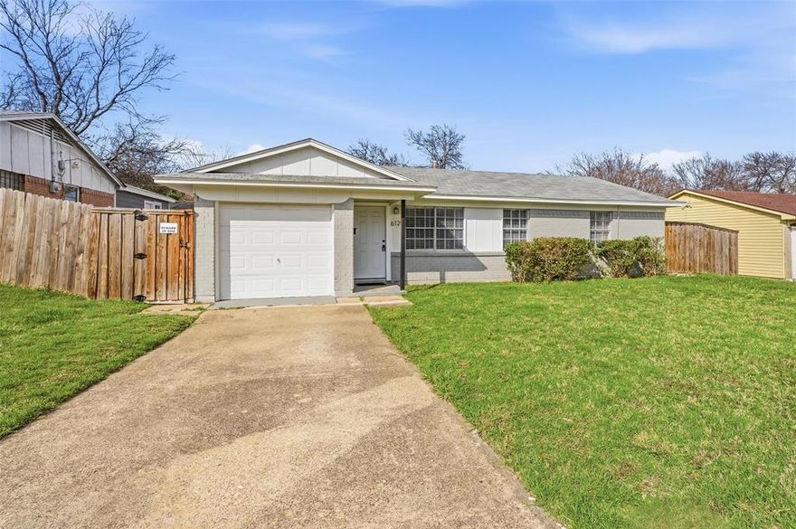 Charming move in ready 3 bed, 2 bath home with spacious living areas and lots of natural light. The home features an updated kitchen, primary suite with private bath, and two additional bedrooms. Enjoy the large backyard that has plenty of space to relax or entertain. Convenient location near schools and shopping. Schedule a tour today!