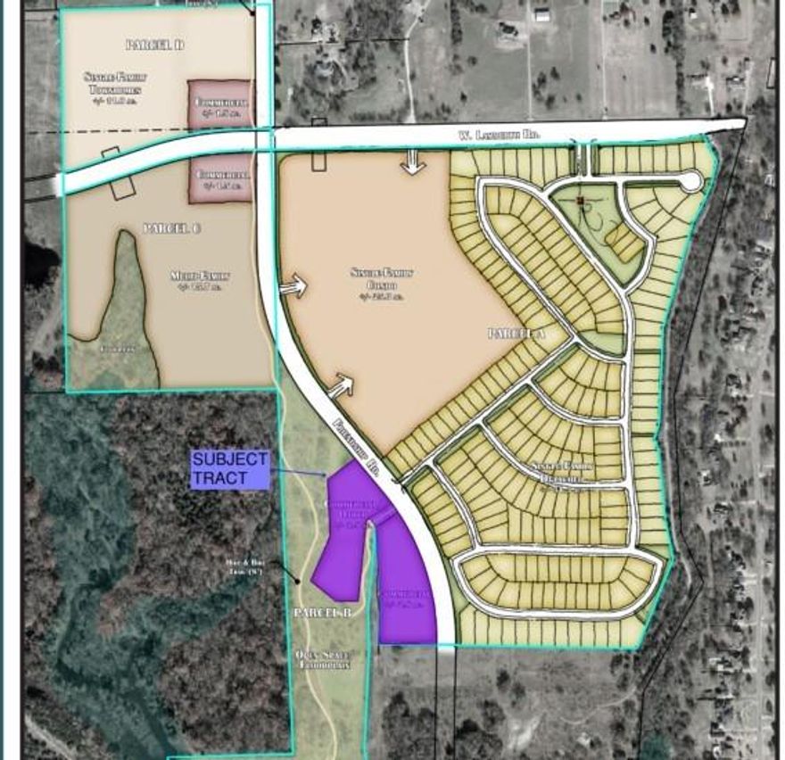Located within the Hickory Hill Planned Development in Sherman, TX, this ±5.48-acre tract presents a strong commercial development or long-term investment opportunity adjacent to the active and growing Hickory Hill development. The property is situated in the Park Subdistrict, allowing for General Commercial use under the Hickory Hill PD zoning.

Utilities are readily available, with City of Sherman water and sanitary sewer located at the adjacent site, supporting future development feasibility. Offered at $597,000, equating to approximately $2.50PSF on gross acreage, the site is competitively priced for investors seeking exposure to Sherman’s continued commercial and residential expansion.

This tract is well suited for land banking or  commercial development, benefiting from its proximity to ongoing development activity and the City of Sherman’s forward growth trajectory.