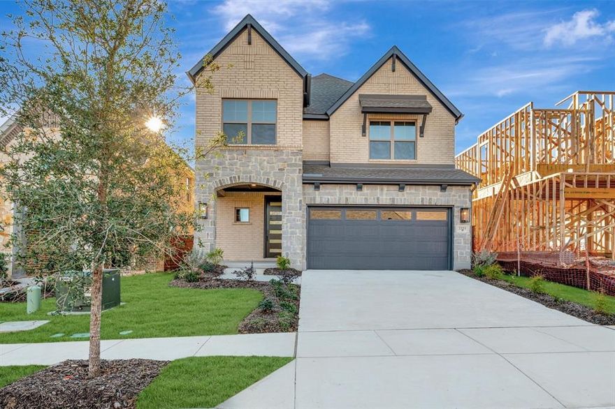 Design excellence and thoughtful detail make every day feel special in The Glenshire by David Weekley Homes, now available in the vibrant Solterra community. This well-crafted home blends comfort and style, offering flexible spaces and timeless design for modern living.

 

Upstairs, a versatile flex space invites connection—perfect for movie nights, study sessions, or relaxing with loved ones. The spacious Owner’s Retreat provides a private sanctuary, complete with a serene en suite Owner’s Bath and a generous walk-in closet.

 

Two secondary bedrooms are designed to support growing minds and personalities, offering unique features and plenty of room to make each space their own.

 

The kitchen is ready for culinary adventures, centered around a large island where the whole family can gather. Just outside, the classic covered patio provides the perfect spot to enjoy quiet evenings or casual weekend get-togethers.

 

With LifeDesign? principles at its core, The Glenshire offers a beautifully functional layout ready to be filled with your personal style and lasting memories.

 

Call or chat with the David Weekley Homes at Solterra Team to learn more about this new home for sale in Mesquite, TX.