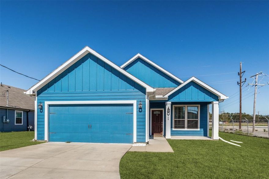 Welcome to your dream home in the charming town of Leonard, Texas! Built in 2022, this stunning 3-bedroom, 2-bathroom residence perfectly combines modern comfort with small-town charm. From the moment you arrive, you’ll love the inviting curb appeal — featuring a clean exterior design, fresh landscaping, and a welcoming front porch ideal for morning coffee or evening sunsets.Step inside to an open-concept floor plan filled with natural light and thoughtful details. The spacious living area offers sleek finishes, neutral tones, and plenty of room for relaxing or entertaining. The modern kitchen features stylish cabinetry, granite countertops, stainless steel appliances, and a large island that connects seamlessly to the dining and living spaces — perfect for gatherings with family and friends.The primary suite is a true retreat with an ensuite bath featuring dual sinks, a walk-in shower, and a generous closet. Two additional bedrooms provide flexibility for family, guests, or a home office. Both bathrooms are beautifully designed with contemporary fixtures and finishes.Enjoy peaceful evenings in your private backyard, ideal for grilling, gardening, or simply unwinding after a long day. With energy-efficient systems and low-maintenance features, this home is as practical as it is beautiful.Located just minutes from downtown Leonard’s shops, schools, and parks, you’ll enjoy the best of quiet country living with easy access to nearby cities like Bonham and McKinney.Don’t miss this opportunity to own a nearly new home in one of North Texas’s most welcoming communities — the perfect blend of style, comfort, and value!