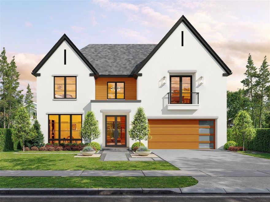 Luxury Two-Story Transitional Dallas Modern Home with white Stucco and IPE Wood for Clean Lines. Modern Large Windows, Custom Modern Metal & Glass Entry Door with open views is nestled among tree lined streets in the acclaimed Dallas Private School corridor in the heart of coveted Midway Hollow. Two-Story Foyer with 20-foot ceilings, Open Concept Living Area with a 72 inch Modern Linear Fireplace, Large 9-foot Island, Elegant Natural Stone Countertops, Custom Modern Cabinetry, Professional Series Wolfe and Subzero Appliances, Catering Kitchen and Pantry, Outdoor Covered Veranda, Upstairs Media Room, Game Room, Wet Bar and Loft. Luxurious Downstairs Master Suite with a wall of windows overlooks the backyard, a pampering Spa Bath with separate Tub and Walk in Shower and an Oversized Wardrobe with Custom Shelving and Trim.
Downstairs there is also a large Guest Suite or Study with its own Private Bath and Walk in closet.