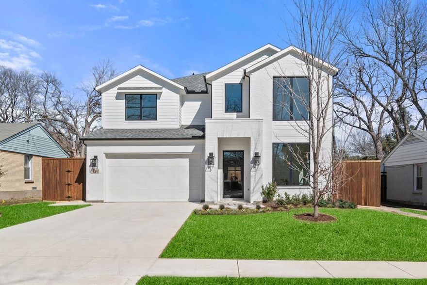 MLS# 21180060 - Built by Homebound - Ready Now! ~ Stunning new construction home in highly desirable Old Lake Highlands, wrapped in Homebound's latest Contemporary Light Deluxe design package, designed for comfort and style, with thoughtful details throughout. Upon entry, an abundance of oversized windows bathes the home in natural light, and you're greeted by a versatile office (or bedroom) and a full bath. The open-concept main level features a spacious great room, casual dining area, pocket office, and mud room. Enjoy cooking or entertaining in a chef-inspired kitchen with JennAir appliances, quartz countertops, and soft-close cabinets and drawers. Ideal for preparing large meals, an oversized kitchen island, a large hidden pantry, and tons of countertop space. Adjacent to the kitchen, the living area opens directly to the covered patio via double sliding doors, perfect for al fresco dining or evening stargazing. Upstairs, the primary suite is a private retreat, complemented by two ensuite bedrooms.  Includes 1-2-6 builder warranty and 3-year complimentary home automation.  Late personalization available - allowing buyers to make limited upgrades.