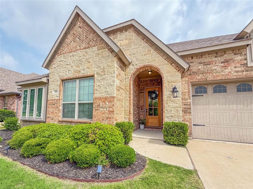 From the moment you arrive, this thoughtfully updated J. Houston home welcomes you with comfort, style, and a sense of easy living. The current seller has invested thousands into personalized custom improvements, but with changing circumstances its now ready for you to enjoy. Featuring NEW luxury vinyl plank flooring throughout (no carpet anywhere), updated fixtures, modern fans, a refreshed front door, and smart exterior lighting designed to save you both time and money. A spacious entry opens into an inviting living area with a cozy fireplace, flowing seamlessly into an entertainer’s kitchen with a large island and a generous breakfast nook perfect for gathering. The desirable split-bedroom layout offers privacy, while the secluded primary suite serves as a peaceful retreat with a luxurious bath and expansive closet. Step outside to the covered patio - ideal for quiet mornings or unwinding at the end of the day. Nestled in a quiet Cove subdivision with access to a community pool, park, walking trails, shops and restaurants. This home also includes approximately two years remaining on the foundation warranty from J. Houston Homes. Washer, dryer, and refrigerator are negotiable with the right offer, and a full spec sheet with paint details is available upon request—making it easy to envision your next chapter here.