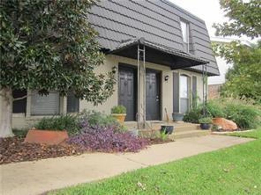 2 story townhome - downstairs currently being updated. New pictures to come. End townhome with lots of light. Private enclosed back patio, one covered reserved parking spot and one open spot. Private storage closet in the back also. 2 bedrooms upstairs with ceiling fan in both bedrooms. Ceiling fan in downstairs living area also. Laminate floors in all living areas, tile flooring in both bathrooms. Light bright kitchen. All kitchen appliances, full size washer and dryer hookup in laundry area. Water included as well as lawn maintenance. Cute and cozy home. This one won't last long. $50 application fee 18 years and older. Leasing Guidelines in Transaction Desk. Come take a look at your new home. MUST SEE!! Give me a call and we can go take a look at your new home.