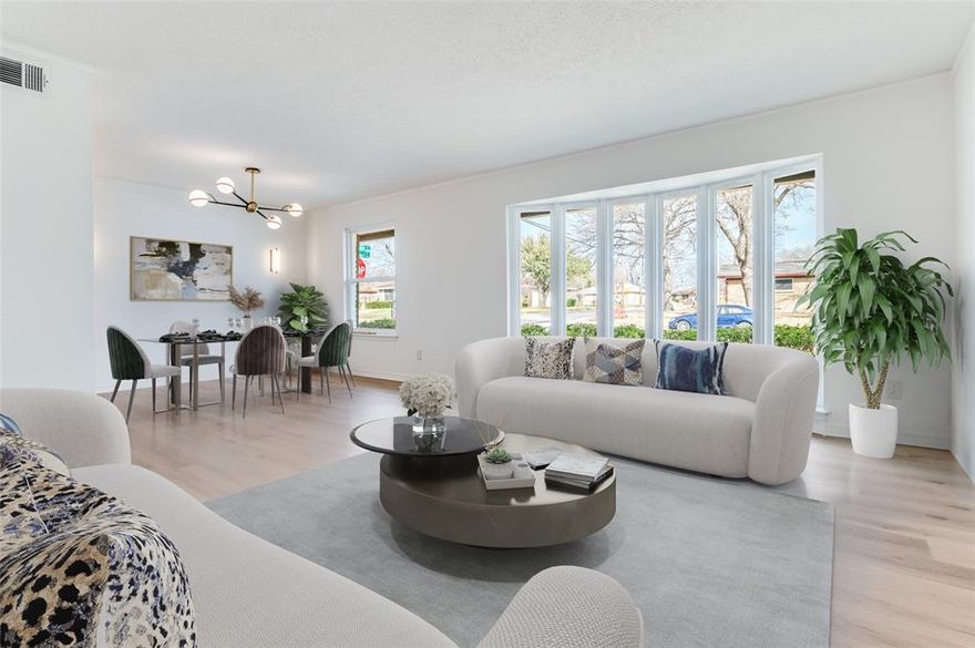 Welcome to this beautifully renovated modern home in one of Southern Dallas’ most sought-after neighborhoods—where style, space, and convenience come together. Offering just over 2,000 square feet, this move-in-ready residence features 3 spacious bedrooms and 3 updated bathrooms designed with today’s finishes and functionality in mind.

Step inside to an inviting, light-filled layout with two separate living areas, perfect for entertaining, relaxing, or creating a home flex space. A dedicated dining area flows effortlessly into the refreshed kitchen and breakfast nook, giving you the ideal setup for both everyday living and hosting guests. Every update has been thoughtfully selected to deliver a clean, contemporary look that feels fresh, polished, and timeless.

Outside, enjoy a nice-sized lot with room to play, garden, or create your dream outdoor retreat—ideal for gatherings, pets, or simply enjoying Texas evenings.

The location truly sets this home apart approximately 15 minutes to Downtown and Uptown Dallas, and just 10–15 minutes from some of the city’s favorite destinations including the Dallas Farmers Market and Klyde Warren Park. Whether you’re commuting, dining out, or exploring the city, you’ll love being close to everything while still enjoying the comfort of an established neighborhood.

Modern renovation. Flexible space. Prime Southern Dallas location. This one is a must see schedule your showing today.