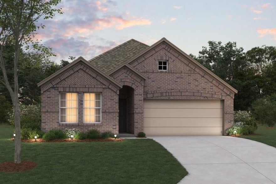 Built by M-I Homes. Discover this thoughtfully designed new construction home at 434 Forsyth Drive in Princeton, Texas. With a luxurious well-planned living space, this home offers comfortable single-story living, including a private owner's suite on the main level.

Key Features:
• 3 bedrooms with owner's suite in its own private corner
• 2 full bathrooms with quality finishes
• Open-concept living space connecting kitchen, dining, and family areas
• New construction with contemporary craftsmanship

Neighborhood & Location Benefits:
• Access to nearby parks and outdoor recreation
• Quiet, family-friendly community atmosphere
• Convenient proximity to schools, shopping, and local amenities

The open-concept floorplan ensures a seamless flow between living areas, making it perfect for daily life and entertaining. The main-floor owner's suite provides privacy and convenience, while additional bedrooms offer flexible space for family, guests, or a home office.

Built with attention to detail, this home maximizes space efficiency while maintaining an inviting atmosphere. Situated in a desirable Princeton neighborhood, it combines thoughtful design with a convenient location for everyday living.

Schedule a visit today!