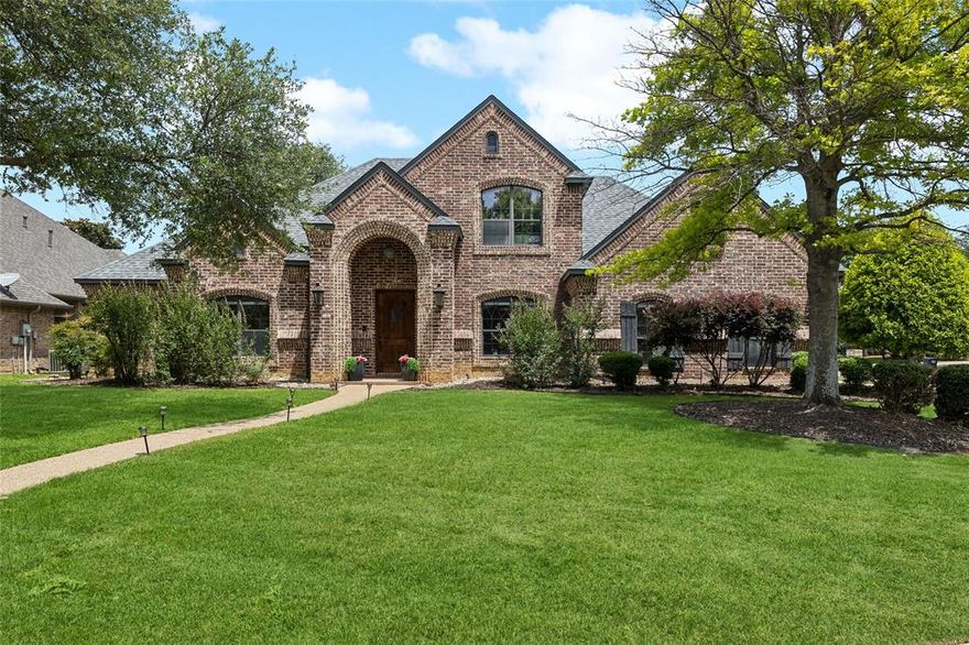 Welcome to this beautifully designed 4 bed, 2.5 bath home nestled on a desirable corner lot in the Southern Oaks golf course community. Thoughtfully crafted with families in mind, this exceptional property blends comfort, style and functionality at every turn.
Step inside to discover custom touches throughout, including elegant tray ceilings, soft cove lighting and designer finishes that create a warm and inviting atmosphere. The spacious floor plan offers multiple living areas, including two living rooms and a versatile bonus space—perfect for work, play or relaxation. The gourmet kitchen is a chef’s dream, featuring granite countertops, abundant cabinetry, kitchen island and ample prep space. A charming wine nook adds a touch of sophistication, making it ideal for entertaining. The primary suite is a true retreat, complete with a luxurious ensuite bath boasting a jacuzzi tub, dual closets and stunning stone tile finishes. Upstairs, enjoy movie nights in your dedicated media room with a large projection screen and beautifully built-in cabinetry—perfect for hosting friends and family. Finally, step outside to your backyard retreat, where lush landscaping, mature trees and a sparkling pool create the ultimate setting for outdoor living. Relax or entertain under the covered patio while enjoying the tranquility of this beautifully maintained property.
Located in highly acclaimed Burleson ISD and just minutes from shopping, dining and recreation, this home offers the perfect combination of elegance, comfort, and convenience. Don’t miss your opportunity to own this extraordinary home. Schedule your visit today!