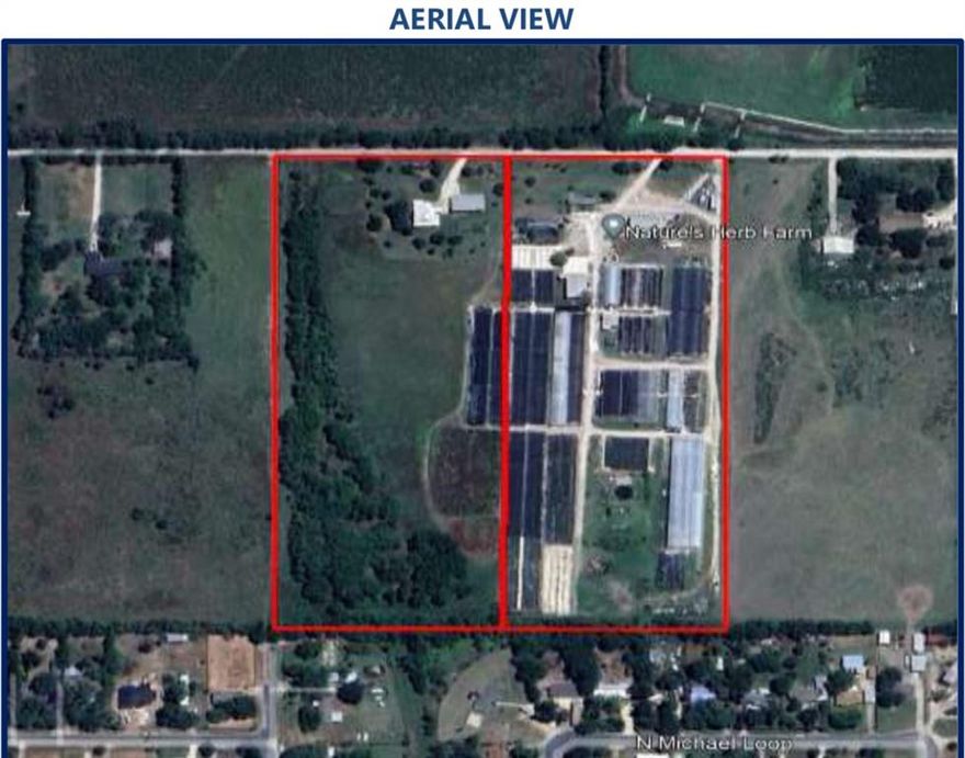 26.36 Acres situated near the fast growing San Antonio Alamo Ranch area – Current use and operations are Prime Land with Farm & Homestead – Unlimited Potential for Developers, Investors, Dreamers looking for an area with a growing population. Neighboring residential communities include Trails at Culebra by Starlight Homes, Preserve at Culebra ,KB Home, and Morgan Meadows by CastleRock Communities. Whether your vision is a commercial venture, residential development, agri-business expansion, or creating a mixed-use destination, come tour this listing. This unique property offers acreage with a rare combination of income-producing agricultural improvements and a private residential estate all in one. Why not have the Opportunity to acquire a Residential & Commercial Property Sold Together with so much opportunity. The subject site has a history of producing over 300 Varieties of Herbs, Succulents, Vegetables, Annuals, and Perennials. The single family homestead includes a two-story single family residence, barn and shade growth areas. The residence includes approximately 2,890 square feet of gross living area. Discover an incredible investment or live and work opportunity with this rare property bundle. Showings will be by appointment only and seller to be present. The sale is for property and does not include business or FF&E. Non realty items negotiable. Buyer verify all info. Land is Limited. Opportunity Isn’t – Until Now