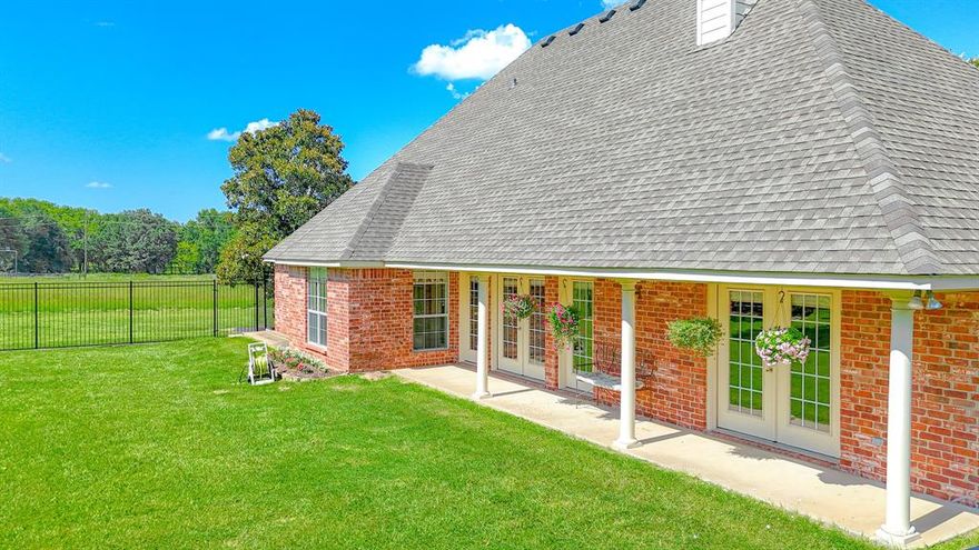 A peaceful 10- Acre escape just outside the city limits of Fairfield, this well cared for two story brick home offers the kind of space and serenity that's hard to find. With four bedrooms, three bathrooms, and a thoughtful layout, the home feels both spacious and inviting, perfect for families, weekend hosts, or anyone craving a quieter pace. Inside, you'll find a formal dining area for hosting, a large kitchen that anchors the home, and a breakfast nook that's perfect for everyday meals. Each bedroom offers generous space and the closets are just as roomy, Providing practical comfort without sacrificing charm.  Whether you're sipping your morning coffee on the covered porch or winding down after a long day beneath the open Texas sky, this property gives you room to breathe, dream, and grow. The land is open and usable, ready for livestock, gardens, a shop - or simply space to enjoy. Here's the bonus: there is an additional 10 acres available for purchase, giving you the opportunity to expand your vision. whether that means more space, more privacy, or a future investment. Located just minutes from hwy 45, you'll have easy access to town while still enjoying the privacy of country living, Its the kind of property that offers freedom, comfort, and the chance to make it your own.