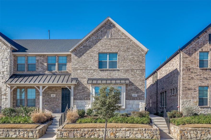 Welcome to 421 Matchbox St. in Argyle, Texas, featuring the highly sought after Dalton II floor plan by CB Jeni Homes, the MOST popular and requested layout in the community. This immaculate 3-bedroom, 2-bath home feels nearly brand new and has been meticulously maintained, truly showing like a model home.

The bright, open-concept design is filled with natural light and offers a seamless flow ideal for both everyday living and entertaining. The kitchen and bathrooms are pristine, showcasing modern finishes and exceptional care throughout. The private primary suite provides a relaxing retreat and features a huge walk in closet that feels more like a private dressing room, providing abundant space for clothing, shoes, and accessories., while the secondary bedrooms offer flexibility for guests, family, or a home office.

Residents enjoy a welcoming community atmosphere with access to beautifully maintained common areas, green spaces, and walking paths, perfect for outdoor enjoyment and connecting with neighbors. The low-maintenance lifestyle allows more time to enjoy everything the area has to offer.

With neutral tones, contemporary styling, and a move-in-ready condition from top to bottom, this home requires nothing but your personal touch. Ideally located in the desirable Argyle area, it combines small-town charm with convenient access to shopping, dining, and top-rated schools.

A rare opportunity to own the community’s most in demand floor plan in flawless condition. This one won’t last.