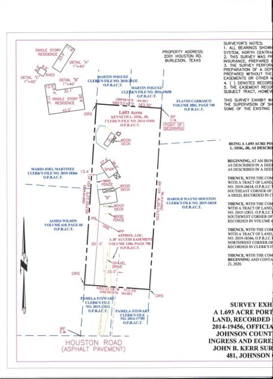 J B KERR SURVEY - Land