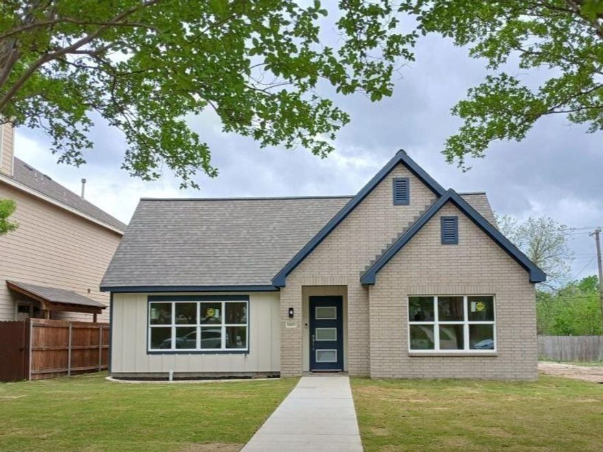 NEW CONSTRUCTION - Move-in Ready in Arlington Heights.

Built by a local builder with a focus on long-term quality and clean, timeless design, this custom home delivers the finishes and structural integrity buyers expect - but rarely find. Located in a rapidly redeveloping pocket of Arlington Heights, it presents the perfect blend of modern living and established neighborhood charm. 

Inside, you'll find hardwood flooring throughout, custom cabinetry, designer tile selections, and a functional open layout for both everyday living and entertaining. The kitchen features a hidden vent-hood, ample storage, and a clean, ageless design that flows seamlessly into the main living space. The primary suite provides a spacious retreat with a well-appointed bath including an extra large shower, tub, walk-in closet and quality finishes.

Every detail, from framing to final trim, was built with durability and longevity in mind.
Move-in ready with flexible, easy visibility. Quick close options.

Prime Location- Conveniently located near:
Hospital District, Downtown, 7th St, TCU, Central Market, Local Schools and major corridors. Some photos have been virtually rendered.