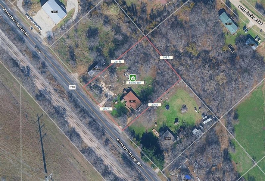 Located along FM 718 in northwest Fort Worth, 13418 FM 718 sits in a transitional area where rural land is steadily giving way to growth. The property benefits from its position within the 76179 zip code, one of Fort Worth’s faster growing areas, driven by population increases, housing demand, and expanding infrastructure. FM 718 provides convenient connectivity to major corridors serving north and northwest Fort Worth, offering access to employment centers, retail growth, and regional travel routes. As nearby road improvements and infrastructure investments continue, accessibility and visibility along this corridor are expected to improve, further enhancing long term value. The surrounding area reflects a broader development trend seen throughout northwest Tarrant County, where historically low density residential and acreage tracts are increasingly viewed as future opportunities for residential expansion, estate style homes, or potential mixed use development as zoning and market demand evolve. Proximity to major growth engines such as the Alliance corridor, BNSF intermodal facilities, Alliance Airport (AFW), Amazon and many others, and expanding suburban neighborhoods strengthens the property’s strategic appeal. While the immediate setting maintains a quieter, semi-rural character, the momentum of Fort Worth’s outward expansion positions this property to benefit from long term appreciation. Its location along this developing corridor, combined with strong regional population growth and ongoing infrastructure improvements, makes 13418 FM 718 a compelling option for buyers seeking land with future upside in a high growth market. THIS PROPERTY IS BEING SOLD AS IS WHERE IS.