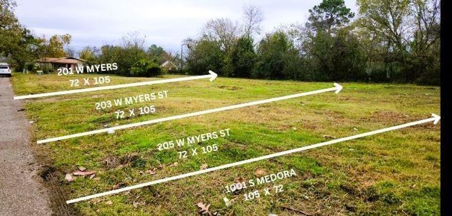 The corner vacant lot has been cleaned and is ready for sale. The seller has confirmed that utilities are available. Additionally, the three adjacent lots are also for sale. Please refer to the plat for more details.

AVAILABLE!


Buyers are encouraged to verify the square footage, as it may differ from the sources used to obtain it. It is also important for buyers to confirm all relevant building or usage details with the city before making a purchase.