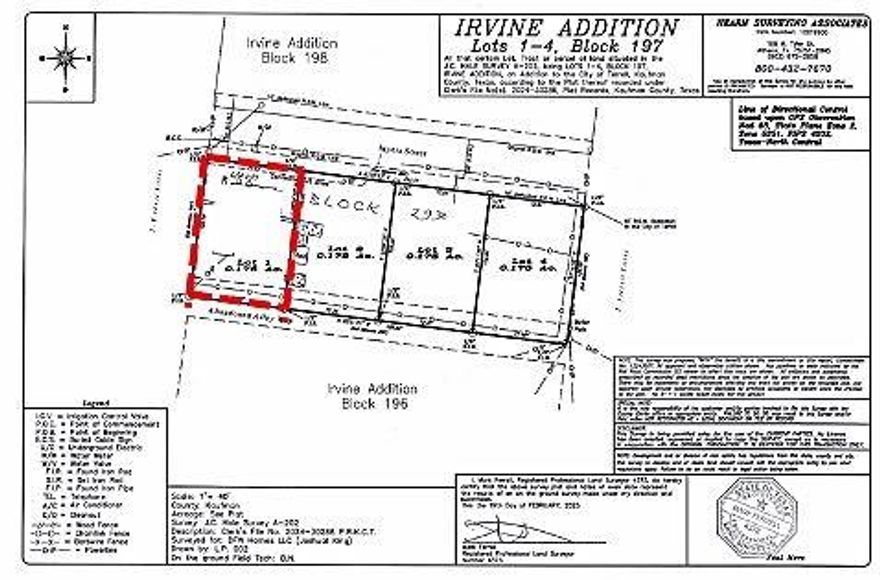 The corner vacant lot has been cleaned and is ready for sale. The seller has confirmed that utilities are available. Additionally, the three adjacent lots are also for sale. Please refer to the plat for more details.

AVAILABLE!


Buyers are encouraged to verify the square footage, as it may differ from the sources used to obtain it. It is also important for buyers to confirm all relevant building or usage details with the city before making a purchase.
