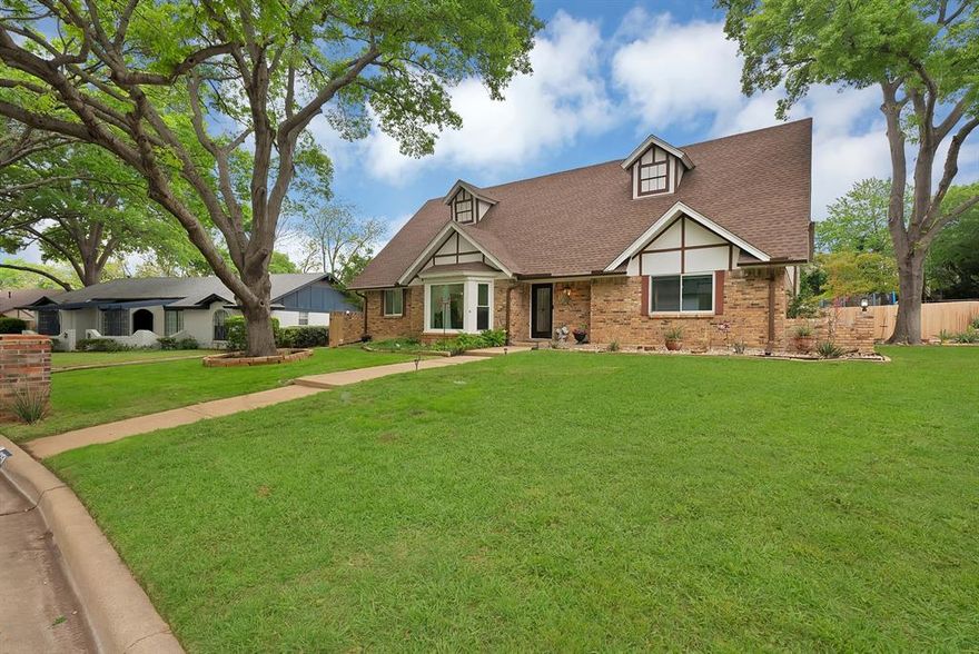 Diamond Loch Gem! A must-see opportunity-located in a coveted neighborhood where homes rarely stay on the market! This exceptional English Colonial-style home blends charm, space, and convenience. Surrounded by mature trees and stately oaks, this hidden home offers both elegance and comfort in a serene setting near premier Iron Horse Golf Course and Diamond Loch Country Club. Inside, you’ll find inviting formal living and two dining spaces ideal for entertaining, along with a warm and welcoming family room featuring a striking fireplace with reclaimed wood mantle and hearth as its centerpiece. The spacious kitchen boasts abundant counter space, ample cabinetry, hidden spice racks, double oven, large farm sink, breakfast bar, and a cozy breakfast nook for everyday dining. The thoughtfully designed floor plan includes a private primary suite with newly renovated designer Master bath with soaking tub, dual shower heads and dual body sprays. A secondary bedroom on the main level perfect for office or nursery while two huge additional bedrooms with and a recently updated designer bath are located upstairs, as well as a kid's study area. A MASSIVE upstairs game room with a half bath provides endless possibilities for flexibility for a home office, gym, hobby space, media room or even all in the same space-it's that Big! Step outside to enjoy the expansive backyard featuring a covered, decked patio and a separate pergola-covered deck—perfect for relaxing or entertaining. Two sheds convey with the property. An oversized garage with ample storage space and room for a second fridge, workshop and freezer. Substantial storage throughout with two walk-in decked attic spaces and under-stair storage. Owner recently repainted entire home, added Jellyfish LED outdoor lighting to eaves, blown fiber, attic solar vents, as well as hatch master to attic spaces to keep the heat and cold out. Wonder abounds in Diamond Loch community, known for enchanting holiday festivities.