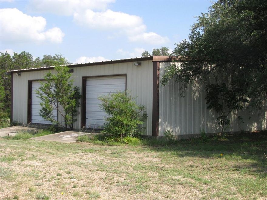 Discover endless possibilities with this 30 ft x 40 ft metal building located on a .4013-acre lot in the heart of Evant, TX. With two roll-up doors, a walk-through door, and electricity already in place, this property is ready to serve as a commercial space, workshop, storage facility, or easily be converted into a stylish barndominium. Located in Coryell County and within Evant ISD, this property offers excellent accessibility with FM 183 road frontage and convenient proximity to essential amenities — city water, sewer, and fiber optic internet are available. Mature oak trees offer a touch of shade and character to the lot, while being just across the street from the Evant Fire Department and City Hall adds an extra layer of convenience and community presence. Centrally located, you’re just 30 minutes from Gatesville, Hamilton, Lampasas, and Goldthwaite — and only about an hour from Waco, Temple, Killeen, Copperas Cove, Brownwood, and Stephenville. Whether you're looking for a business location, a personal project space, or the foundation for your future home, this property is full of potential. Don’t miss your chance to own this flexible space in a fantastic location! Adjoining lot with home also for sale.