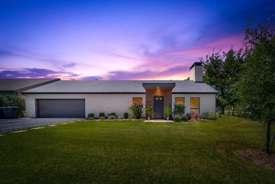 Price Improved!!! Are you Looking for a dream home which in a nice neighborhood with great location?Open modern design? Large backyard and home office space?Even need it to be energy efficient?You got it!This better than new one story home fits all your criteria,sits on a 0.35 acre corner lot in Midway Hollow.Contemporary design,4 bedrooms 4&half baths,it has 5KW of solar panels,2500 gallon rain collection tank for irrigation system & foam insulation to lower your living cost.Hardwood floors in common areas & master,high level quartz counter-top everywhere,Open floorplan with sliding door to brings lots of natural lights.Huge backyard to enjoy your family time or to put a pool.Staged by INNISHANNON COMPANY