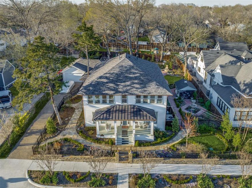 Welcome to this charming historical dream home nestled in the heart of downtown McKinney, Texas. Built in 1890 and recently renovated, this delightful home seamlessly blends classic elegance with modern conveniences. As you step inside this gorgeous 5 bedroom, 3.5 bath home you'll be greeted by the warmth of the original wood floors, accompanied with original light fixtures and doors, with charming nooks and crannies that highlight the home's classic character. Situated on a generous lot, this property features an enchanting garden sanctuary, perfect for your morning coffee or evening relaxation, designed by Great Gardens. This outdoor oasis provides plenty of space for entertaining or for simply enjoying peaceful moments. The finished shed in the backyard adds additional space for storage, or workshop, complete with electricity. Location is paramount, and this home's proximity to the vibrant McKinney Downtown Square is unbeatable. Just a few blocks away, you'll find an array of excellent shopping venues, diverse dining experiences, and lively entertainment options. Just a few blocks from the elementary school as well!
This historic house truly offers a rare opportunity to own a piece of McKinney's charming past, with the added allure of modern upgrades and unbeatable location. Don’t miss your chance to experience the unique blend of history and contemporary comfort in this dreamy home.
