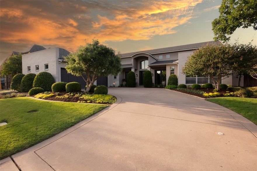 Come view this stunning Victor Myers Custom home located in the prestigious Highland Oaks, subdivision of Highland Village, Texas. Let your imagination run wild with the jaw dropping curb appeal, to the functional, yet flexible floorplan.  This property has all the features one could dream of! As you enter, you will be greeted with an timeless entry and gallery-esque foyer that spans the length of the home. A savvy buyer will pick up on the separation of the private spaces from areas designed for entertaining and how it all seamlessly comes together adding to the desirability and flow of the property.  The high-end finishes throughout and the quality of the craftsmanship make this home a very unique and special option for buyers looking for that luxurious property that is also practical enough for everyday life. The home is an entertainer's dream with generous spaces designed for comfort and visual features designed to impress through the use of compelling architectural details. The homes Kitchen is stunning with a chef inspired cooktop, double ovens, floor-to-ceiling cabinets and butler's pantry area that could be used in many ways. The main Living Room has soaring ceilings with warm hardwoods and light colors that keep the space light and bright. The abundance of natural light in the home creates a cozy feel and there are nice views to the private patio and landscaped back-yard. The home has large bedrooms and walk-in closets and the Primary Bedroom has its own sitting area and well-equipped en-suite bath. Other notable areas include a stately Office for those who work from home, an enormous laundry room with extra room for crafts, and an oversized walk-in pantry for all your storage needs. The walk-out attic with over 400 SQFT of additional space could be ideal for those looking for an additional storage or could be easily modified into additional space such as a bedroom, work-out area, media room or bonus room. Close to shopping, dining out, and move-in-ready.