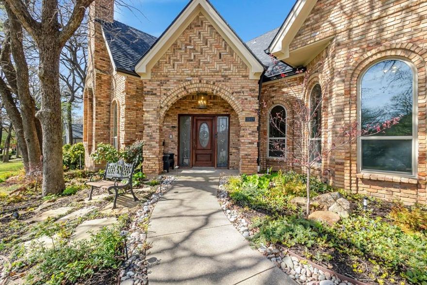 Here it is! Look no more as this custom built 4 bedroom 3 full baths has lots of space, both living and outdoor relaxing. As you enter this sought after neighborhood, you notice the nice street view before you even get to the property. When you arrive, the nicely landscaped yard shows pride of home ownership. Inside there is slate flooring through out the main floor. The kitchen has lots of cabinets and a conveniently adjoined breakfast room. There is a spacious main living area that has a brick wood burning fireplace. There is another family room area that has a wet bar and the formal dining room has very nice arched windows. The primary bedroom with en suite, has a garden tub, duel vanities, separate shower from the tub, and nice walk in closet. And another plus is that it is located downstairs. There is one more bedroom on the main level with 2 more bedrooms upstairs. Plus there is a big living area over the garage. Plenty of living space. And I need to mention the nice newer windows through out the house. Makes this property much more energy efficient.  The backyard is made for nice gatherings as there is a big covered porch with room to spare. There is also a sprinkler system, newer electrical circuit panel in the garage, and nice roof guttering. Don't let this one get away. The information here is deemed correct but not guarantied.