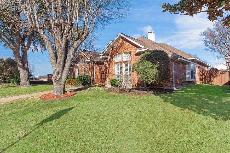 Beautiful former model home designed to impress from the very beginning w the most desirable layout. Soaring ceilings create an immediate sense of openness the moment you step inside, while sunlight filters gently through elegant plantation shutters, casting warmth across the living spaces. Wood-paneled accent walls add character and depth, giving the home a refined yet welcoming personality.
The most desirable floor plans for a growing family. A flexible room easily becomes a home office, fitness studio, or creative space — adapting beautifully as your family’s needs evolve. Texas-size KIT & family flow seamlessly together. Four bedrooms & three full baths provide both privacy & practicality. The grand primary suite is a true private retreat, generously sized and thoughtfully designed for relaxation. The spa-inspired primary bath features a jacuzzi soaking tub — the perfect place to unwind at the end of the day — along with separate vanities, a walk-in shower, and abundant space to start and end each day in comfort. Additional bedrooms are generously sized, ready to grow alongside your family’s milestones.
A tranquil koi pond brings a sense of calm, while the extra yard space invites weekend barbecues, children’s playtime, or simply enjoying a quiet Texas sunset. Covered parking adds convenience, but it’s the feeling of serenity that truly sets this outdoor space apart.
Walking distance to a beautiful park with a lake, jogging trails, & playground becomes an extension of your backyard. Morning walks, evening bike rides, and weekend picnics become part of daily life. With quick access to major highways, commuting is simple — yet when you’re home, it feels peacefully removed from the rush.

Well priced for its size, upgrades, prime location, and PISD schools, this nearly 2,977sqft residence offers more than space — it offers ease. It offers comfort. It’s a place where a family can truly live, grow, and feel at home.