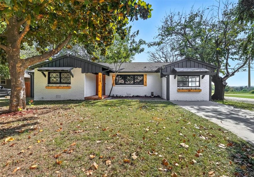 Welcome to charming, historic Grandview! This beautifully updated 3-bedroom, 2-bath home is full of character and move-in ready. Step inside to discover fresh paint, brand-new flooring, and plush carpet throughout. The inviting living room features warm wood accents and a stunning brick fireplace—perfect for cozy evenings at home.
Both bathrooms have been tastefully updated, and new light fixtures add a modern touch to every room. With 1,726 sq. ft. of living space on a spacious 0.21-acre lot, there’s plenty of room to relax, entertain, and grow.
Originally built in 1957, this lovingly maintained home blends timeless charm with thoughtful updates. Located in the highly rated Grandview ISD, it’s an excellent choice for families.
Don’t miss your chance to own this wonderful home—schedule your showing today before it’s gone!