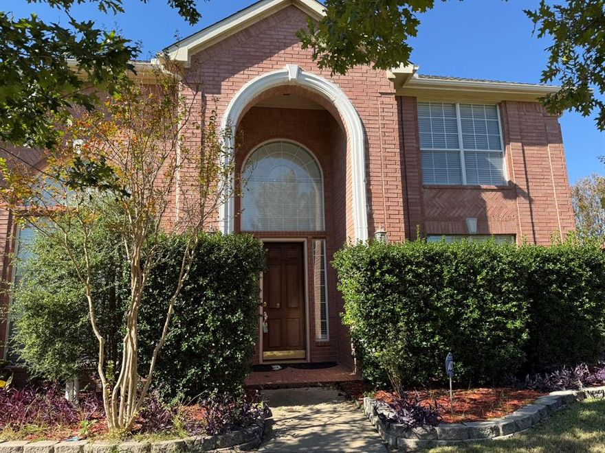 This spacious two-story home offers 5 bedrooms, 4 full bathrooms, 3 generous living areas, and 2 dining spaces, perfectly designed for both comfort and entertaining. Situated on a desirable corner lot, the property boasts an updated kitchen with sleek quartz countertops, ceramic and wood flooring throughout the first floor, and a luxurious primary suite complete with a sitting area. Outdoors, enjoy a backyard featuring a pool and spa with a tranquil water feature, a large deck ideal for gatherings. Ideally located within easy reach of Stinson Elementary and Creek Hollow Park, a quick drive to Hwy 190.