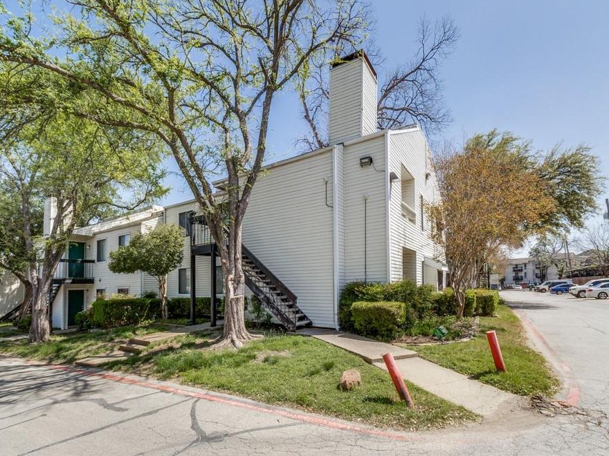 This beautifully updated 2-bedroom, 1-bath condo at Copperrun Condos offers the perfect blend of comfort, style, and convenience whether you’re a first-time buyer, downsizing, or looking for a turnkey investment. Step inside and you’ll immediately feel at home. The FRESH PAINT, laminate flooring, and natural light create a warm and inviting space, while the wood-burning fireplace adds that cozy touch for relaxing evenings. The galley kitchen features stainless steel appliances and flows seamlessly into the dining and living areas, perfect for everyday living or hosting friends. This second-floor unit offers added privacy and includes a private balcony with storage, ideal for enjoying your morning coffee or unwinding at the end of the day. The spacious primary bedroom features a large walk-in closet, and the home comes complete with full-size washer and dryer, refrigerator, and furnishings, truly move-in ready! Ideally located just minutes from NorthPark Center, the Sopac Trail, Texas Health Presbyterian Hospital, and the DART Rail, with easy access to US 75, Greenville Avenue, and Downtown Dallas, this well-maintained, gated community also features a sparkling pool and offers low-maintenance living in a prime Dallas location. Whether you’re looking for a low-maintenance lifestyle or a smart investment opportunity, this one checks all the boxes. It’s rare to find a condo this well-appointed, fully furnished, and in such a prime location!