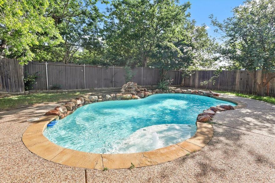 Welcome to 3209 Lance Ln, where charm, comfort, and convenience meet in the heart of Denton! This beautifully maintained home offers the perfect blend of function and style, featuring spacious living areas, an inviting open-concept layout, and thoughtful touches throughout. Solar panels are paid off and enjoy reduced utilities. Whether you're hosting friends in the expansive living room or whipping up your favorite meals in the kitchen, every inch of this home is designed for everyday ease and effortless entertaining. With both secondary bedrooms in the front of the home, step away into your large  private primary suite. Head outside to a backyard retreat— ideal for these for Texas summers, take a dip in the pool, enjoy a weekend barbecue, garden, or simply relax under the Texas sky. Nestled in a quiet, established neighborhood, with no HOA this home is minutes from local parks, great schools, and the best of Denton’s dining and shopping scenes. With easy access to I-35 and nearby universities, you’ll enjoy the perfect balance of suburban peace and city convenience. Don’t miss your chance to call this Denton gem yours.