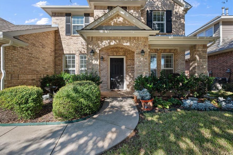 Look no further, this beautiful home is ready and waiting for you! No need to do anything but unpack and start enjoying! Wonderful floorplan with the primary bedroom downstairs, along with 2 living areas and 2 eating areas. Beautiful open kitchen with granite counters, new gas cooktop 2024, microwave 2025. All downstairs carpet was replaced in the summer 2025. The primary bedroom is privately located in the rear of the home, and the ensuite bathroom feels like you've stepped into your private spa--nice deep soaking tub, separate shower, dual sinks with lots of counter and cabinet storage, and a generous walk in closet with built in shelves for added storage.  Upstairs are 3 more bedrooms, a full bath, and an extra living space, perfect for an office, reading nook, kid playspace...lots of options. There's also an 11x4 walk out attic storage space--ideal for all the holiday decorations, BUT there's also a large under the stairs storage spot downstairs as well. Beautiful plantation shutters in all rooms.  AND, don't forget, the 3 CAR TANDEM GARAGE --providing extra room for a workshop or additional storage.  Top it off with a great back patio, the setting for relaxing and outdoor gatherings.  New 8x8 storage building holds all the outdoor equipment. And don't forget--the community also has 2 pools, and miles of scenic walking trails for your enjoyment! It's all here, come and take a look at everything this home has to offer!