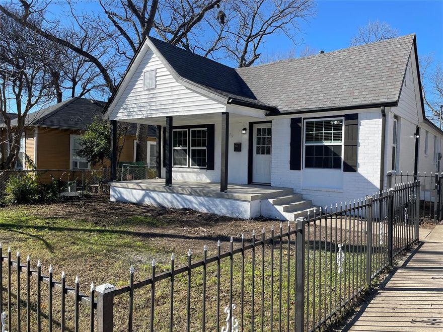 Move in with over $20K in equity — Appraisal available upon request!

This stunning 3-bedroom, 2-bath, 2-car garage home features modern updates and a prime location just minutes from Baylor Hospital, Downtown Dallas, and all the conveniences you need. Step inside to an open-concept layout filled with natural light, brand-new flooring, and a stylish kitchen with granite countertops and updated appliances. Each spacious bedroom includes a walk-in closet, offering comfort and plenty of storage. Enjoy peace of mind with recent upgrades, including a new HVAC system, hot water heater, and more. Relax on the charming covered front porch while the kids play in the fully fenced yard — perfect for morning coffee or unwinding in the evening. Seller willing to offer interest rate buydown with acceptable offer.

Homes like this don’t last long — schedule your showing today before it’s gone!

Homes like this don’t last long — schedule your showing today before it’s gone!