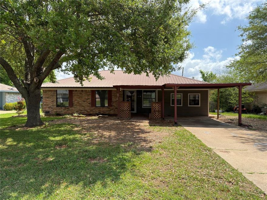 Great opportunity in Keithville! This 3 bedroom, 2 bath home offers a solid layout with good space inside and out, making it a strong option for both owner-occupants and investors. Interior features include durable flooring throughout the main living areas, neutral paint tones, and a functional floor plan. The kitchen offers ample cabinet space, tile backsplash, and a full appliance setup with a dining area just off the kitchen. Bathrooms feature tile work and updated fixtures, including a custom tub surround in the primary bath. Exterior highlights include a large covered front porch and attached carport, providing plenty of shaded parking and outdoor living space. The fully fenced backyard includes multiple storage buildings and room for pets, equipment, or hobbies. Property features a metal roof and central HVAC system. Conveniently located with easy access to Shreveport. Bank owned property being sold as-is.