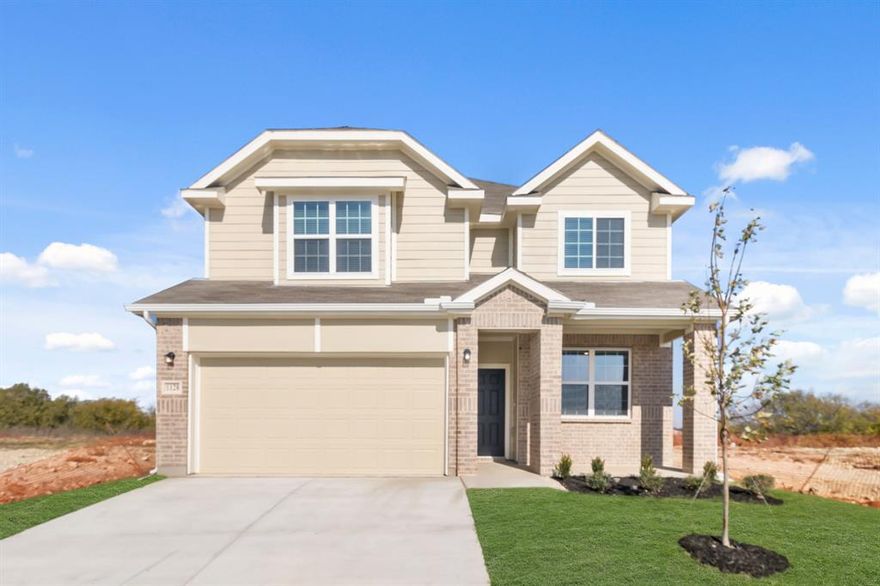 Welcome to The Retreat at Fossil Creek, one of Legend's newest communities in Fort Worth, TX! The Lazio floor plan is a spacious 2-story home with 4 bedrooms, 3.5 bathrooms, study, game room, and a 2-car garage. This home has it all, including privacy blinds and vinyl plank flooring throughout the common areas! The gourmet kitchen is sure to please with 42-inch cabinets, granite countertops, stainless steel appliances, and a box window at the dining area. Retreat to the first-floor Owner's Suite featuring a beautiful bay window, double sinks with granite countertops, a separate tub and shower, and a walk-in closet. Enjoy the great outdoors with full sod and a covered patio! Don’t miss your opportunity to call The Retreat at Fossil Creek home, schedule a visit today!