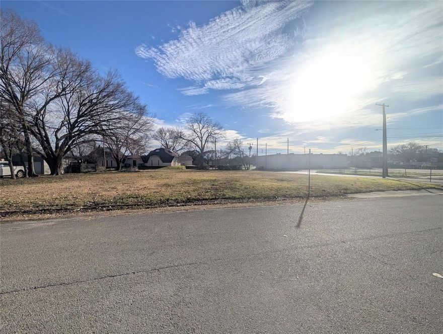 Lot  located near Downtown Garland and Central Park 1320,1316, 1312 W Ave E. all available