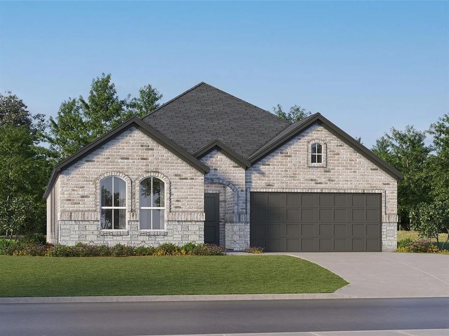Immaculate Brand New Model Home In Exclusive Shaded Tree Trinity Falls Community (Be the First To Make This Your New Home)- This new single-level home is host to an inviting open floorplan with convenient access to a covered patio, ideal for seamless entertaining. Three secondary bedrooms are located off the foyer, and the luxurious owner’s suite is tucked to the side of the home, complete with an en-suite bathroom and walk-in closet. A versatile flex space can be found off the main living area. Let 1705 Western Hemlock bring your holidays alive with special moments in your new home!