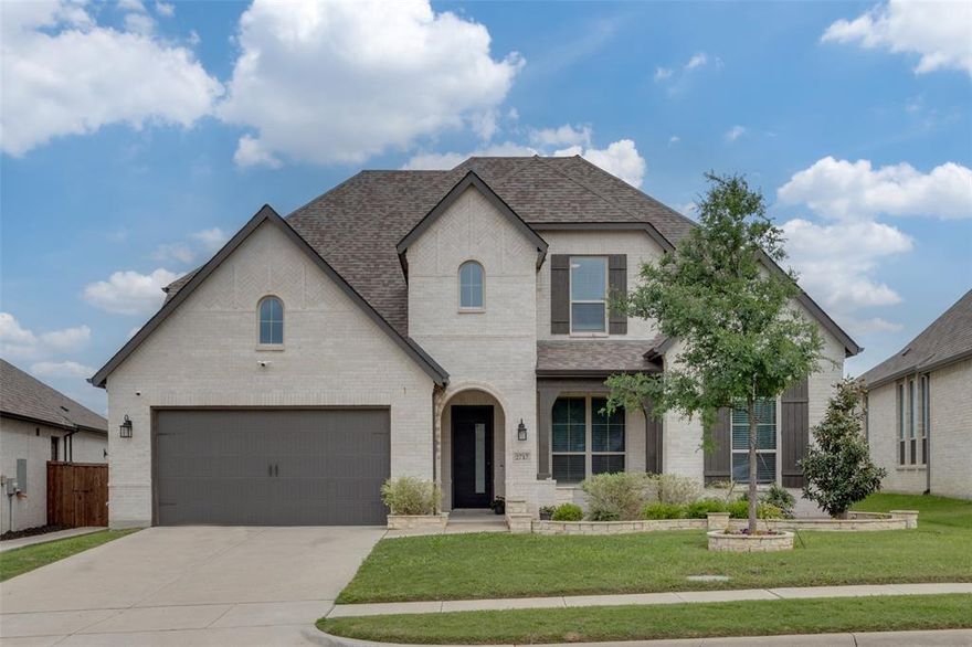 Welcome to 2717 Oak Blossom: Where a rare blend of light, space, and serenity awaits in the sought-after Timber Creek community. Located in a peaceful, family-friendly neighborhood, this home offers refined living with everyday comfort.

Soaring ceilings and expansive windows fill the open-concept layout with natural light. The kitchen features granite countertops, stainless steel appliances, and an oversized island, opening to the main living area—ideal for entertaining and daily living.

The private primary suite is located downstairs with backyard views and a spa-like bath including dual vanities, soaking tub, and separate shower. Also on the main level: a study, media room, guest suite, laundry, and powder bath.

Upstairs offers a spacious game room and two bedrooms connected by a Jack-and-Jill bath, with a flexible bonus space. There is also walk in attic storage for your convenience.

Enjoy a peaceful backyard with greenbelt views and frequent wildlife. Just steps from the clubhouse, resort-style pool, playground, and scenic trails