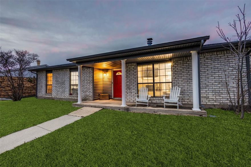 Incredible location minutes from Grandscape, TopGolf, Legacy West, The Star and with easy access to the airport, this dream home is also ideal for investment and an excellent AirBnB candidate! Charming home with desirable floors and paint colors plus numerous upgrades and an entertainer's paradise in the backyard. Terrific curb appeal with columns and an idyllic front porch. The open floor plan is perfect for entertaining with a large family room as the centric focal point of the home featuring a beautiful painted brick fireplace to anchor the space and adjacent to the kitchen which is open to the spacious breakfast nook as well! The kitchen features a desirable island with breakfast bar seating, stainless appliances, granite and painted cabinetry. Master bedroom is split from others for privacy! Don't miss this opportunity to make this house your new home or investment property.