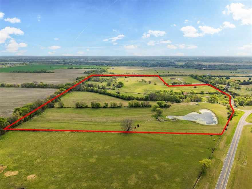 Beautiful 60.2 +or- acres located East of Van Alstyne.  Has 2 ponds, 2 barns and 3 bedrooms, 2 bath farm house.  Surrounded by rolling countryside, this expansive property offers endless possibilities — whether you're looking to build a home, establish a private ranch, or invest in future development. Enjoy this country living with plenty of space to roam, yet remain conveniently located just minutes from downtown Van Alstyne and within easy reach of Hwy 75 for a quick commute to McKinney, Sherman, or the DFW metroplex. With a mix of open pasture and scattered trees, the land provides both beauty and versatility — ideal for custom builds, recreational use, or agricultural pursuits.