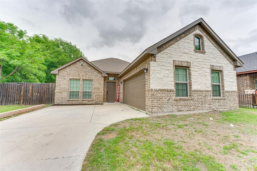 Welcome to this beautifully maintained 3-bedroom, 2-bath brick home that combines classic style with modern comfort. Featuring an open floor plan and an abundance of natural light, this home offers a spacious and inviting atmosphere perfect for both everyday living and entertaining. The living area boasts recessed lighting that highlights the open layout, seamlessly connecting the living room and kitchen. Step outside to the backyard complete with a handy storage shed—ideal for tools, hobbies, or additional storage. Whether you're enjoying a quiet evening or hosting a get-together, the outdoor space offers endless possibilities. Located just minutes from charming downtown Waxahachie and within walking distance of Lee Penn Park, this home offers the perfect balance of convenience and community. Loan is ASSUMABLE!