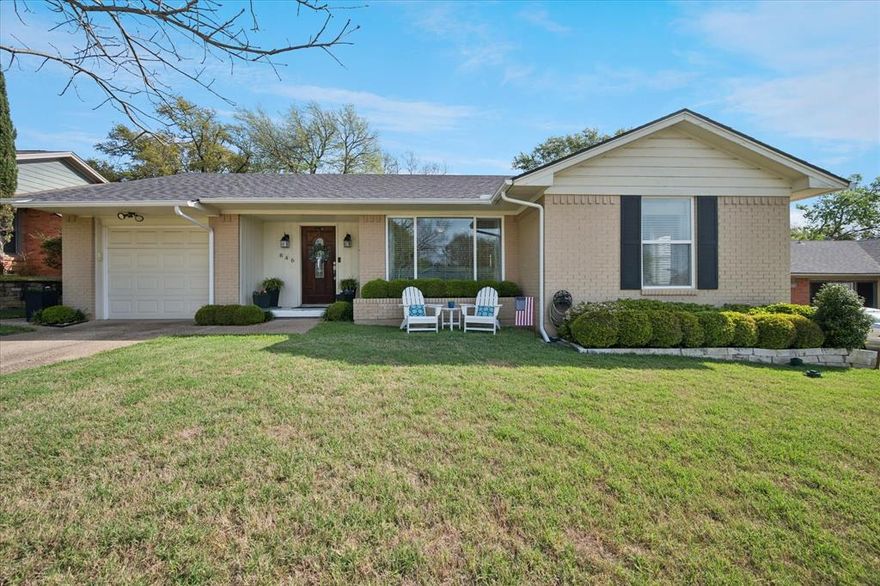 Nestled in the heart of Lake Terrace with towering trees and lush greenbelts just a short walk away from the shores of White Rock Lake, 846 Peavy Road offers the peace and serenity that this lake area locale is known for. Stunning and stylish! You will love this traditional floorplan with abundant natural light in this beautifully and meticulously cared for home. Timeless in design. Gorgeous hardwood flooring. Neutral color palette. Granite, stainless, under-cabinet lighting and gas cooking in the kitchen. Three comfortable bedrooms. One full bathroom. One private half bath for the primary. Spacious living-dining-breakfast areas flow so well with the kitchen and feature large windows that bring the outside in. Convenient laundry just inside the interior garage with plenty of room for storage. Recent roof, insulation, HVAC. Sewer line replacement...awesome! Adorable backyard with picture perfect patio for your outdoor entertaining. Huge lush backyard grass for Fido and the kiddos surrounded by the recently stained privacy fence. A+ curb appeal. Award-winning Hexter Elementary. Shopping. Dining. Recreation. Make all things White Rock Lake your new neighbor! This is the one. Love it!