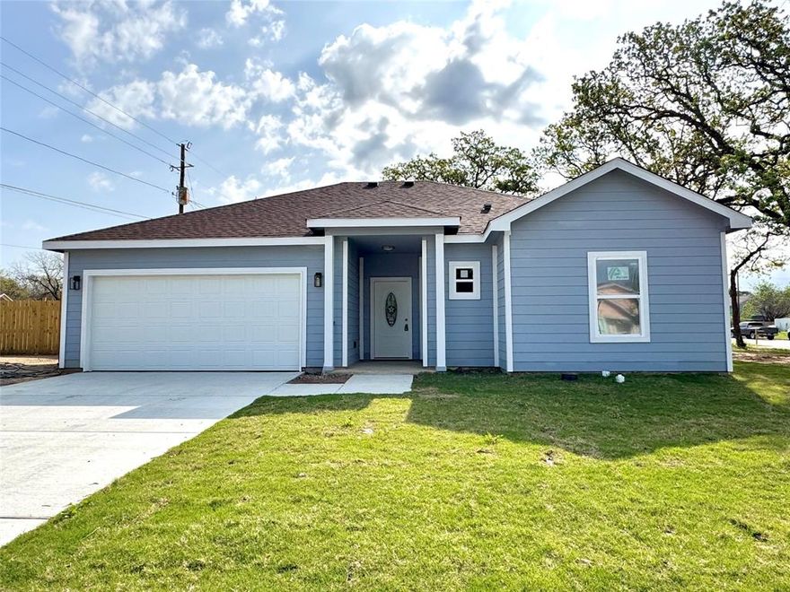 WELCOME HOME!! Brand NEW construction property just a short commute to Downtown Dallas or to Mesquite's shops and restaurants. This home has an open concept layout featuring 3 bedrooms and 2 bath. Some other features include vinyl flooring, granite countertops, kitchen island, energy efficient windows and plenty of natural light throughout! The spacious backyard is an ideal space for grilling out or entertaining guests! You don't want to miss out on this great property! Come see it for yourself and imagine the possibilities.