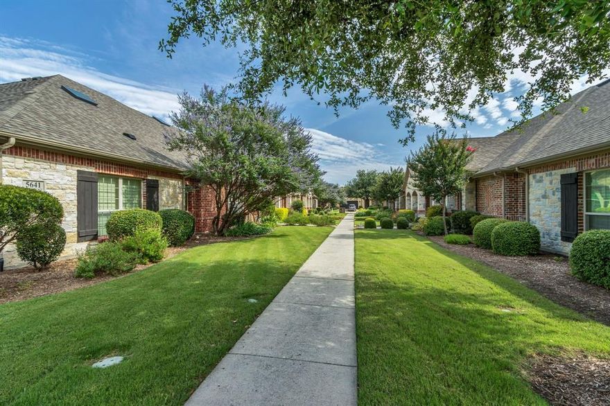 Welcome home to this Exquisitely maintained townhome nestled in sought after Villas in the Park community. Short distance from 75, Whole Foods and Target, Fairview Town Center, Allen Outlets, Cabelas, Pin Stack and tons of shopping and entertainment. Enjoy the features of the community, including the pool, clubhouse, and fitness center. No expense was spared when this home was built, with tray ceiling in the main bedroom, warm engineered hardwoods throughout most of the home, granite counter tops in the kitchen, walk in closets in both bedrooms, oil rubbed bronze fixtures and finishes, crown molding, recessed lighting, 42 inch cabinets, and much much more!