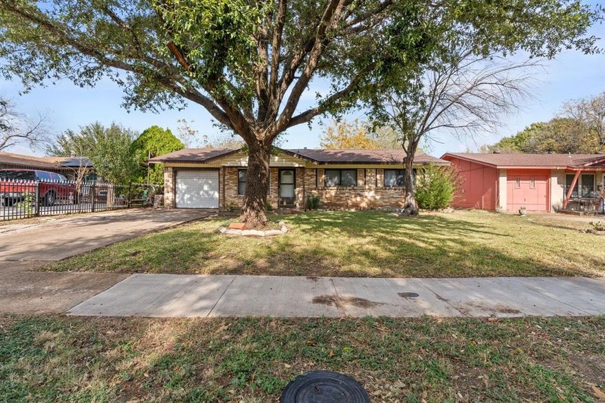 Welcome to this charming home nestled in the heart of Oak Cliff. Just in time for the holidays and the New Year, this inviting 3-bedroom, 2-bath residence offers both comfort and an ideal location, while also presenting a great investment opportunity. Enjoy easy access to nearby schools and major routes, with I-35E (Stemmons Freeway) just minutes away. This home is conveniently located near shopping and dining, Dallas College, Dallas Baptist University, Molina High School, and just 15 minutes from the vibrant Bishop Arts District. Whether you’re a first-time buyer, or an investor, this property offers an excellent blend of location and livability. With a little TLC, this home has the potential to become the perfect place for you and your family.