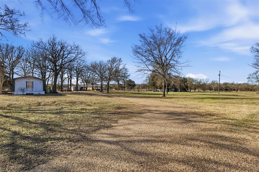 Endless possibilities await on this expansive 35-acre country property just outside of Winnsboro. Nestled in the heart of East Texas, this serene tract featured a tenant-occupied mobile home currently generating income, with the tenant hoping to remain, offering immediate cash flow for the next owner. The land is predominantly clear and usable boasting peaceful pone, fenced pastures, and a natural horseshow- shaped layout toward the rear that enhances privacy and potential use. Whether your vision includes livestock, hay production, a recreational use, or future development, this property delivers all that. Outbuildings and hay sheds are perfect for equipment or storage, and the open pasture invites livestock grazing, small scale farming, or hobby ranching. Enjoy easy access to outdoor recreation just a short drive to some of East Texas best lakes: Lake Cypress Springs (12 miles), Lake Bob Sandlin (15 miles) and Lake Fork (20 miles). This rare offering blends tranquility, utility, and opportunity, perfect for investors, ranchers or anyone dreaming of wide-open spaces in the country.