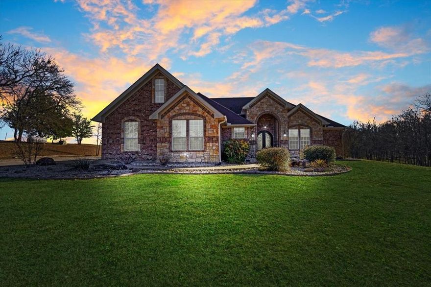 Welcome to your North Texas escape in Leonard, TX. An inviting three bedroom Farm & Ranch style home set on ten fully fenced acres, ready for horses, hobbies, and wide open living. Enjoy cozy evenings by the fireplace and easy entertaining with an outdoor kitchen plus a screened in patio that’s perfect year round. The fenced backyard offers a secure space for pets or play, while the horse barn and spacious shop provide room for livestock, equipment, projects, and storage. With the entire property fenced, you’ll have the freedom to roam and the setup to live your country lifestyle to the fullest. Just the way it should be.