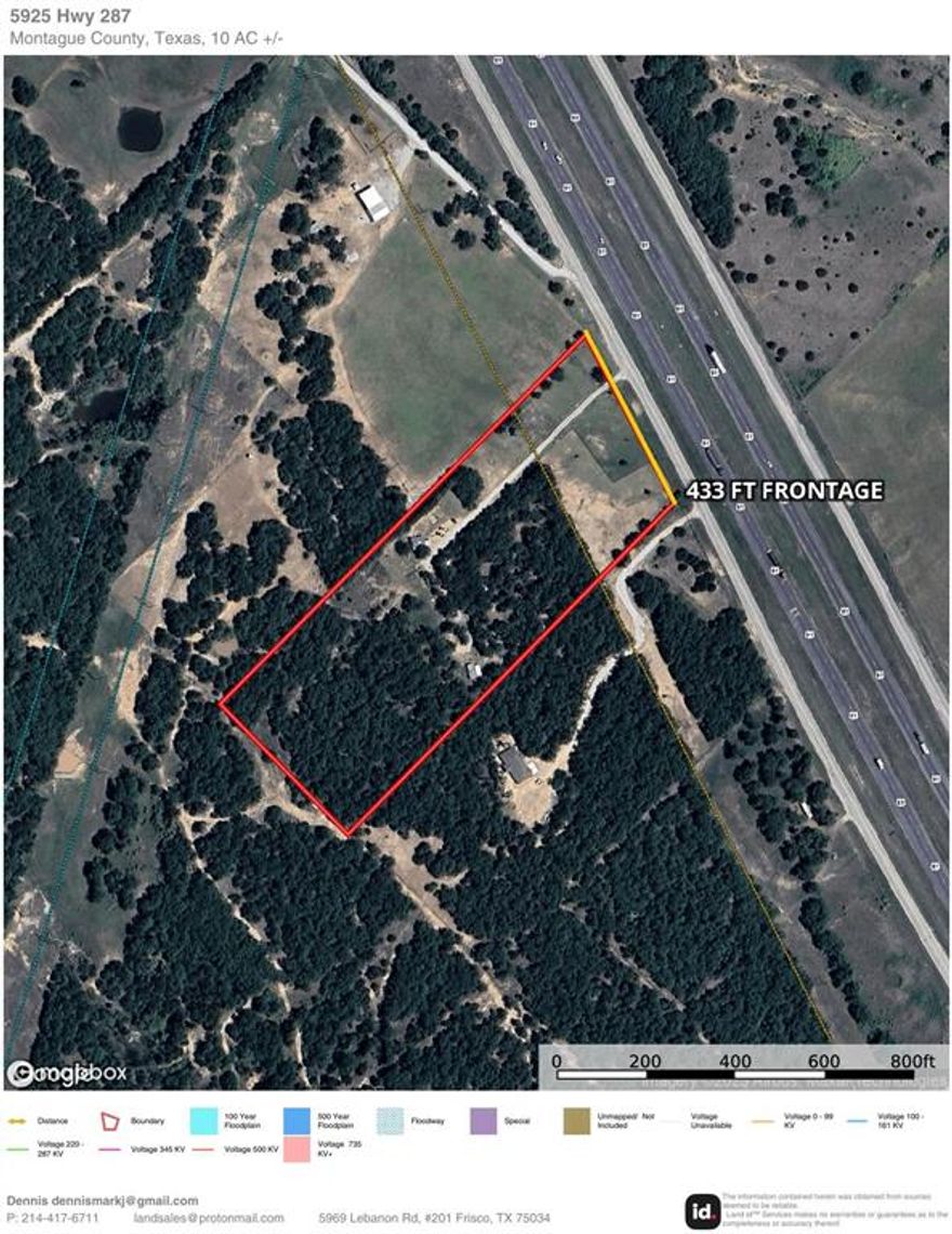 10 acre site is perfect rectangle shape with sloping topography. The soil is Sandy loam creating an environment for many oak trees. Recently used for a small cattle operation, this property is perfect for a family farm set up. Never run out of firewood, build your dream house or just a weekend getaway, this property is very versatile. 
The property is Outside city Limits so NO city taxes, regulations or zoning. Affordable land for your COMMERCIAL project this site is located ON THE SERVCE ROAD of US HYW 287 just outside BOWIE TX making safe ingress and egress for large trucks and the general public.
No Deed Restrictions, so you can subdivide and develop after closing.